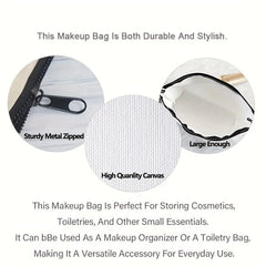 Turtles Pattern Zipper Bag Birthday Gift For Her Portable Cosmetic Bag