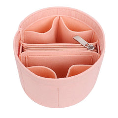 Women Bucket Bag Felt Compartment Liner Bag Makeup Brush Cosmetic Storage