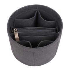 Women Bucket Bag Felt Compartment Liner Bag Makeup Brush Cosmetic Storage