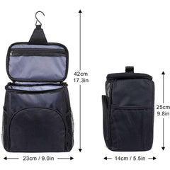 Women's Hanging Toiletry Bag Portable Travel Organizer with Hook