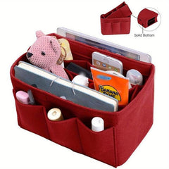 Felt Purse Insert for Handbags Glasses Cosmetics Keys Keep Bag Clean