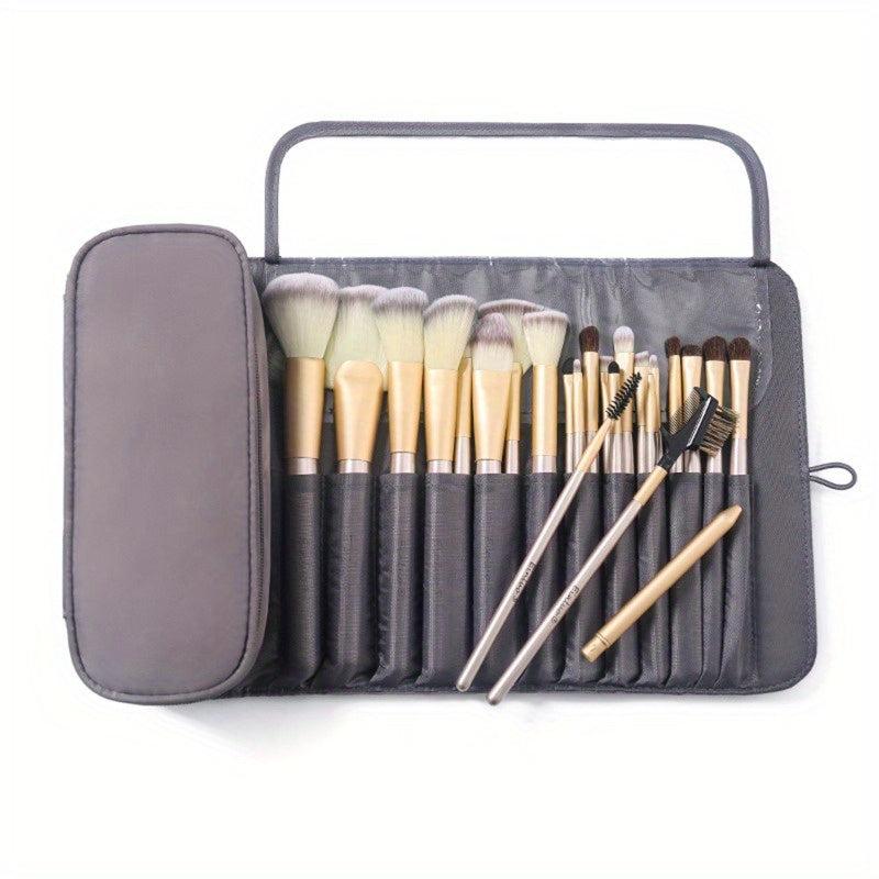 Cosmetic Case Roll Up Makeup Brush Organizer Travel Portable