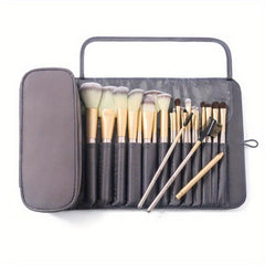 Cosmetic Case Roll Up Makeup Brush Organizer Travel Portable
