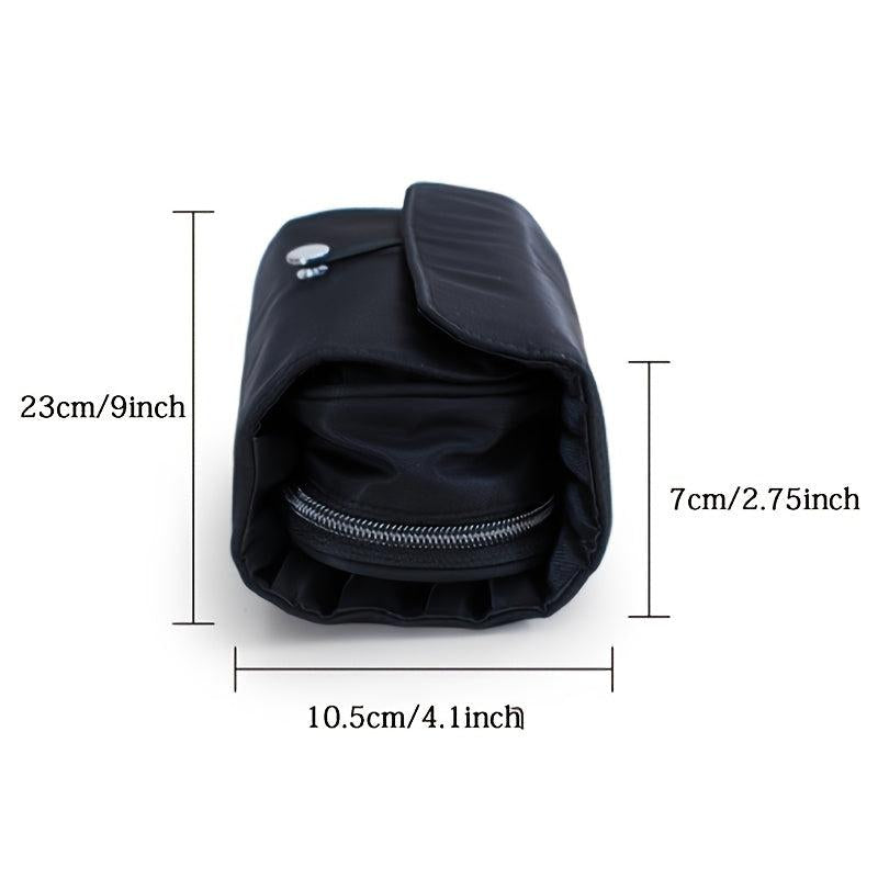 Cosmetic Case Roll Up Makeup Brush Organizer Travel Portable