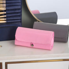 Cosmetic Case Roll Up Makeup Brush Organizer Travel Portable