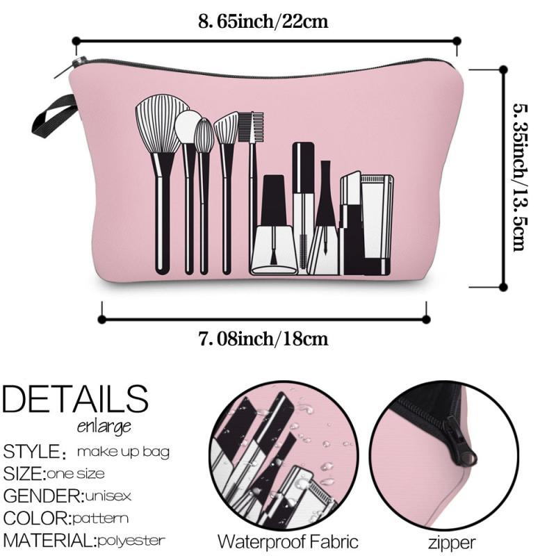 Water Resistant Cosmetic Bag for Women Toiletry Organizer