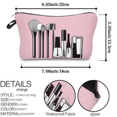 Water Resistant Cosmetic Bag for Women Toiletry Organizer