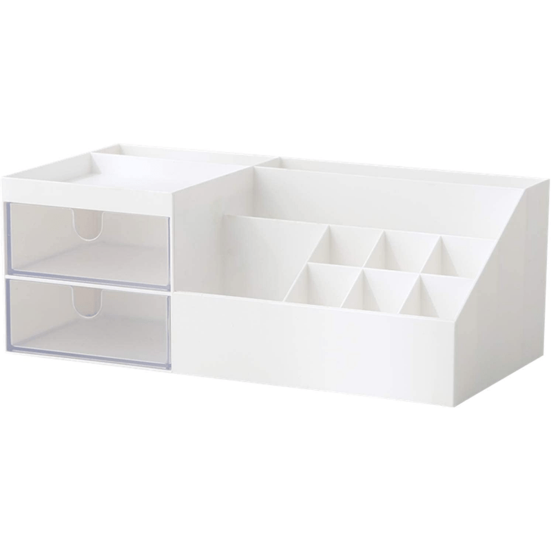 Compact Makeup Organizer for Cosmetics and Toiletries
