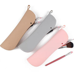 Silicone Makeup Brush Holder Travel Case Compact Organizer Pouch