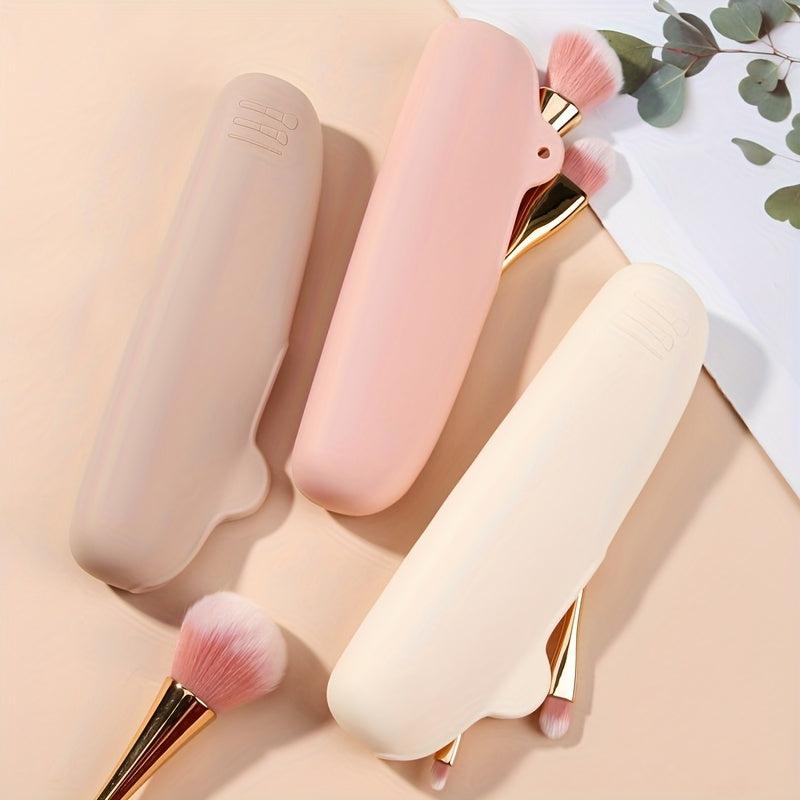 Silicone Makeup Brush Case - Portable Brush Holder