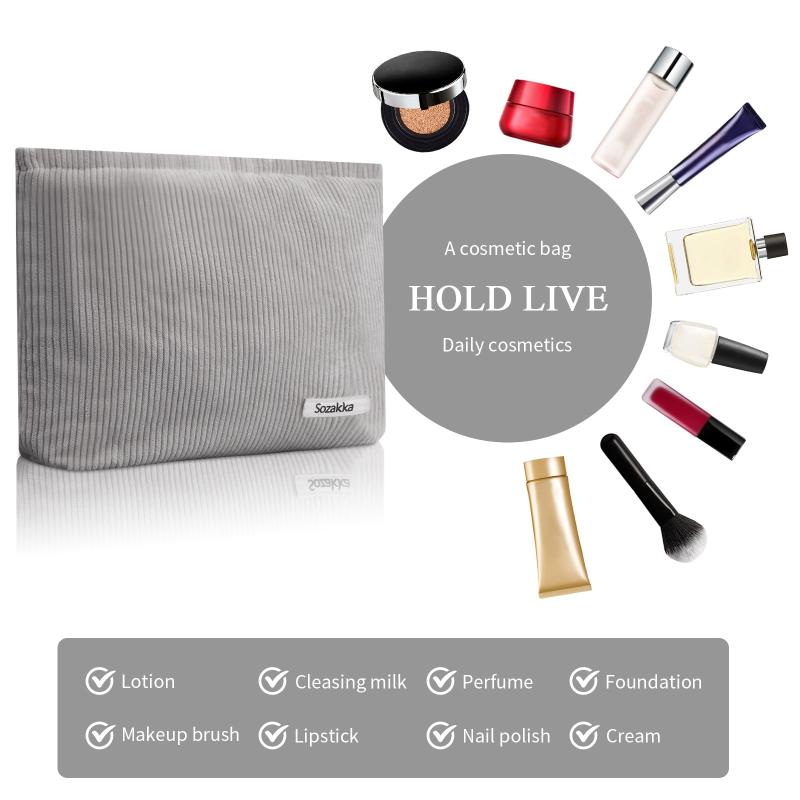 Women's Cosmetic Bag Organizer Makeup Pouch Travel Toiletry Girls Gift