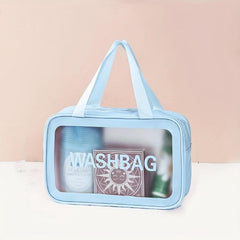 Waterproof Cosmetic Bag Toiletry Storage Travel Portable Handle