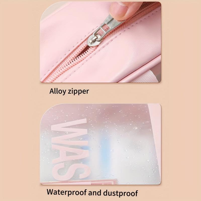 Waterproof Cosmetic Bag Toiletry Storage Travel Portable Handle