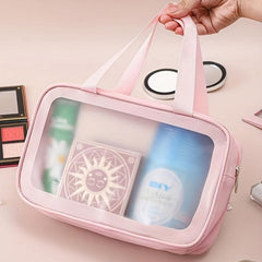 Waterproof Cosmetic Bag Toiletry Storage Travel Portable Handle