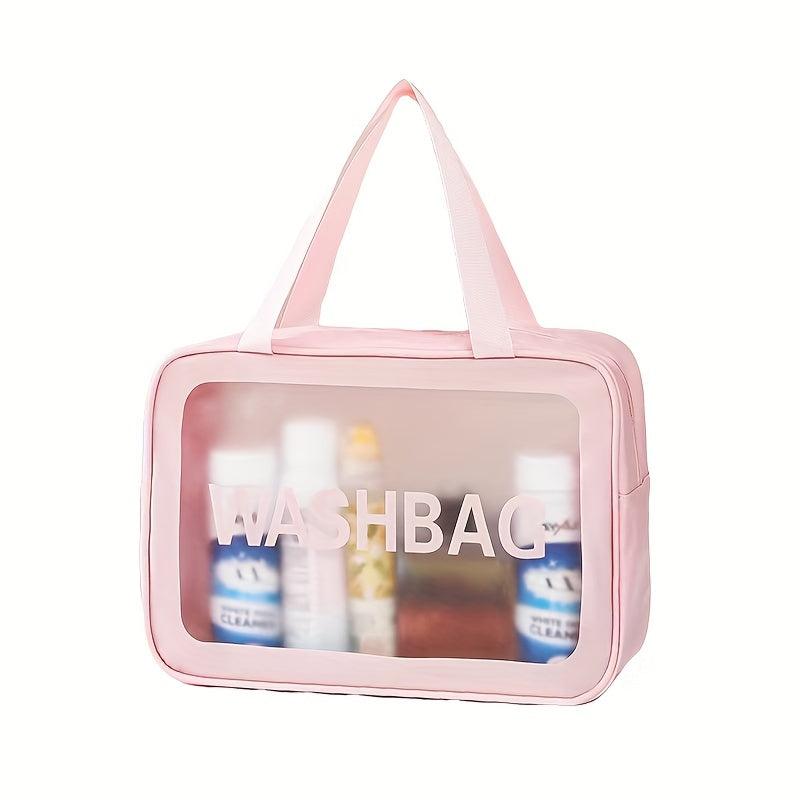 Waterproof Cosmetic Bag Toiletry Storage Travel Portable Handle
