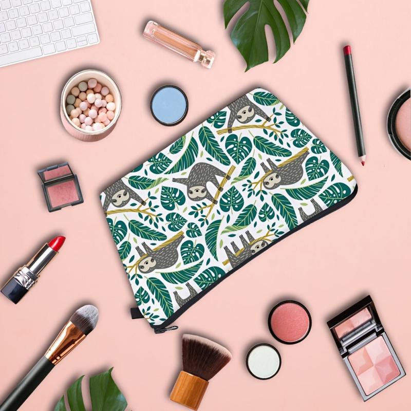 Roomy Sloth Travel Toiletry Organizer Bag - Ideal Birthday Gift for Women