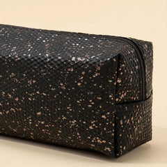 Golden Fragment Square Zipper Waterproof Cosmetic Bag Gift For Women & Girl