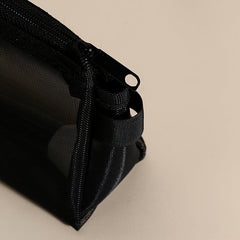 Mesh Makeup Bag Zipper Pouch Cosmetics Organizer Travel Storage Bag