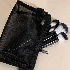 Mesh Makeup Bag Zipper Pouch Cosmetics Organizer Travel Storage Bag