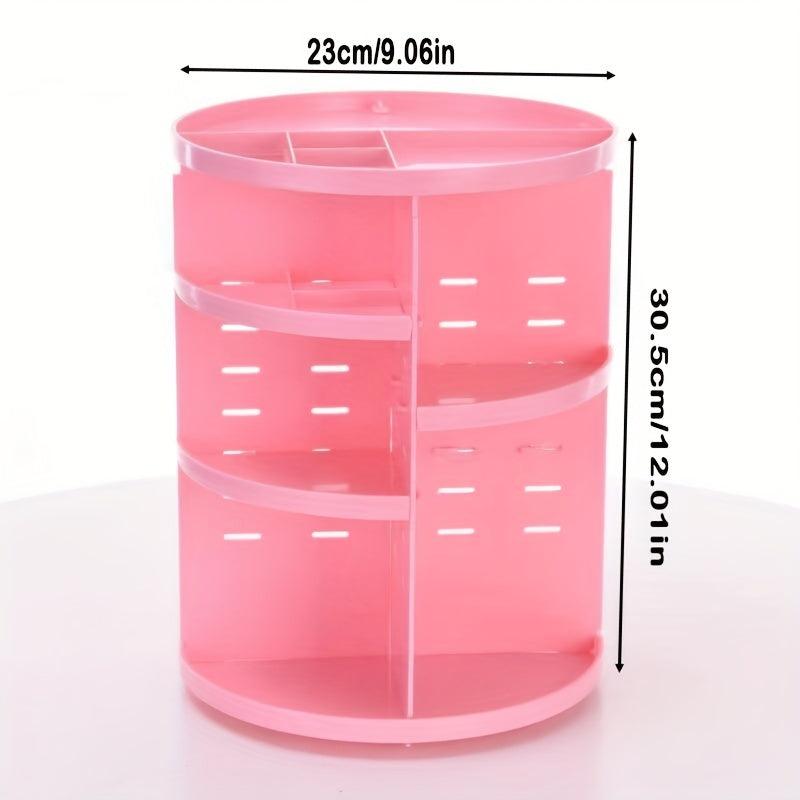 360 Rotating Makeup Organizer Carousel Spinning Holder for Cosmetics Storage