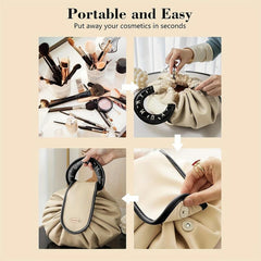 Drawstring Travel Makeup Bag Organizer Large Capacity