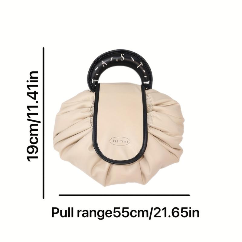 Large Makeup Bag Portable Toiletry Skincare Storage Tote Waterproof