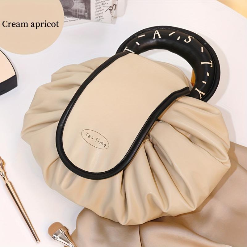 Large Makeup Bag Portable Toiletry Skincare Storage Tote Waterproof