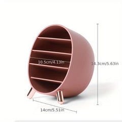 Cosmetics Storage Organizer 5 Compartments Makeup Holder Display