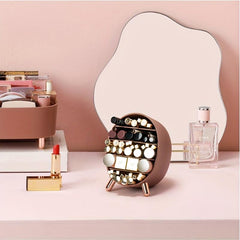 Cosmetics Storage Organizer 5 Compartments Makeup Holder Display