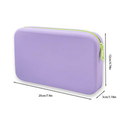 Large Capacity Waterproof Makeup Organizer Silicone Cosmetic Storage Bag