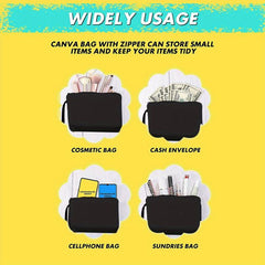 Foldable Women Cosmetic Bag High Capacity Eco Makeup Bag