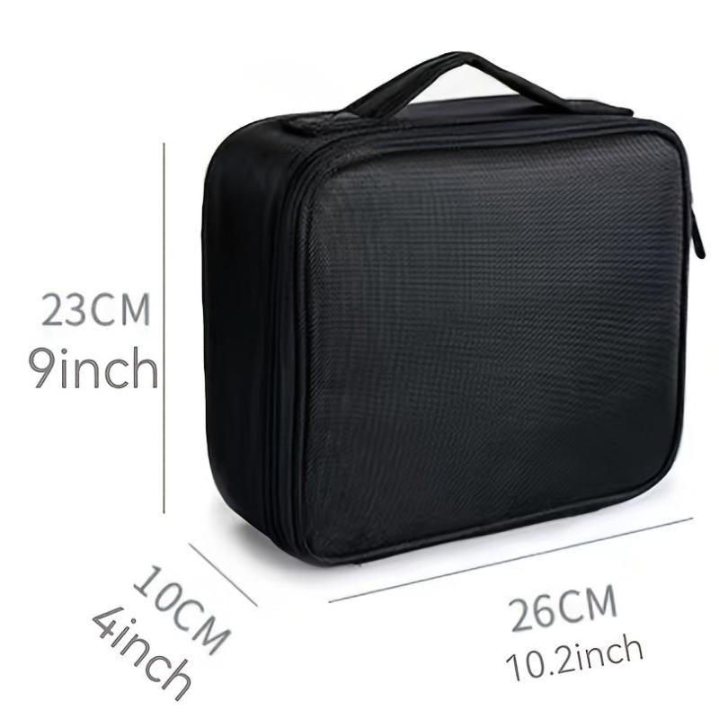 Makeup Organizer Case Professional Cosmetic Bag Storage Portable Brush Holder