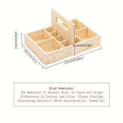 21 Slots Wooden Aromatherapy Carrying Case - Essential Oil Organizer Storage Box