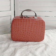 Leopard Makeup Bag Crocodile Cosmetics Case Stone Makeup Box