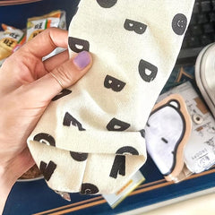 Canvas Cosmetic Bag Zipper Makeup Bag Travel Portable Zipper Bag