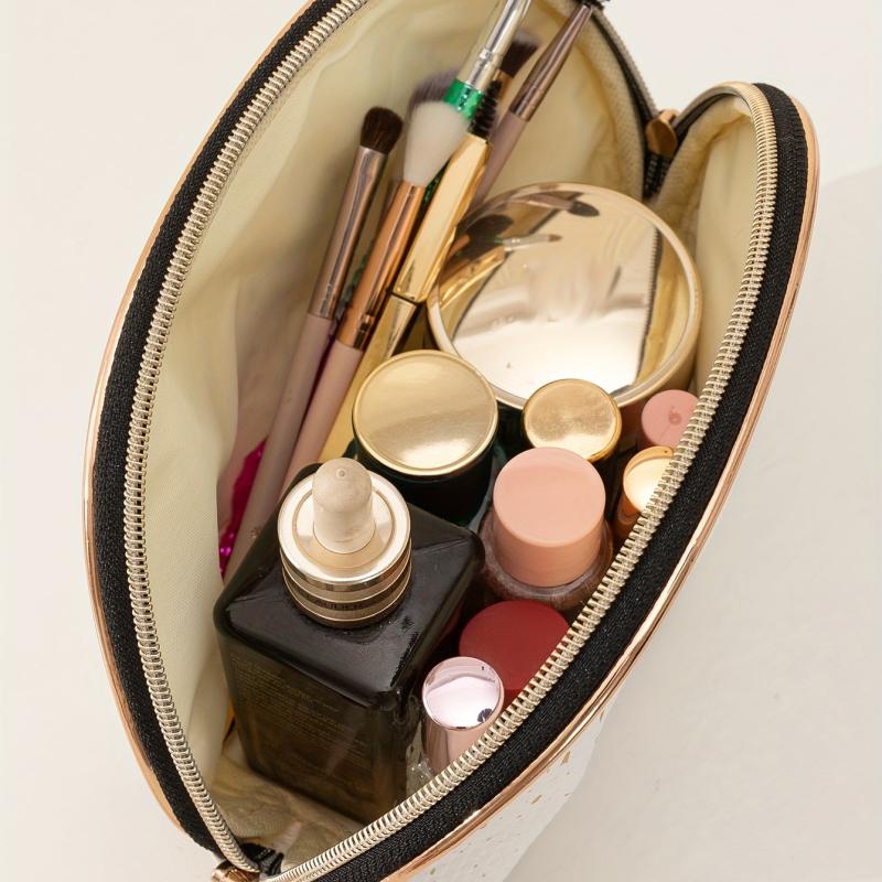 Glitter Makeup Bag For Women Waterproof Travel Toiletry Bag