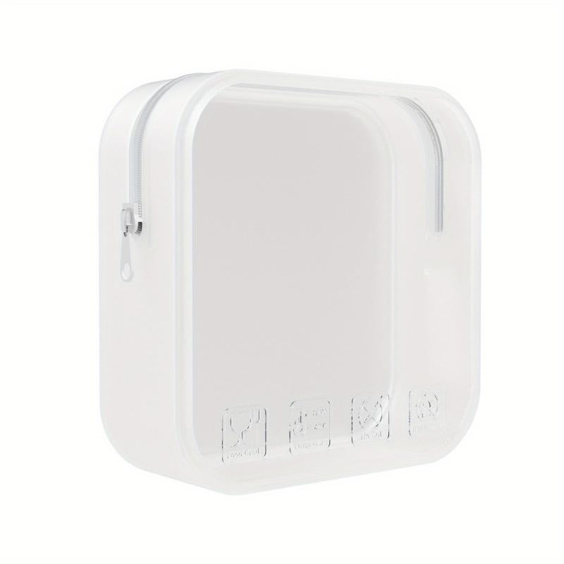 Silicone Toiletry Bag Travel Portable Clear Storage Bag