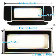 5 Pcs Paper Lash Boxes Pink Yellow for 25mm Mink Lashes