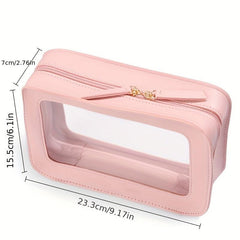 Waterproof Wash Bag Portable & Transparent Large Capacity Toiletry Bag
