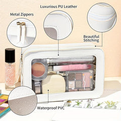 Waterproof Wash Bag Portable & Transparent Large Capacity Toiletry Bag