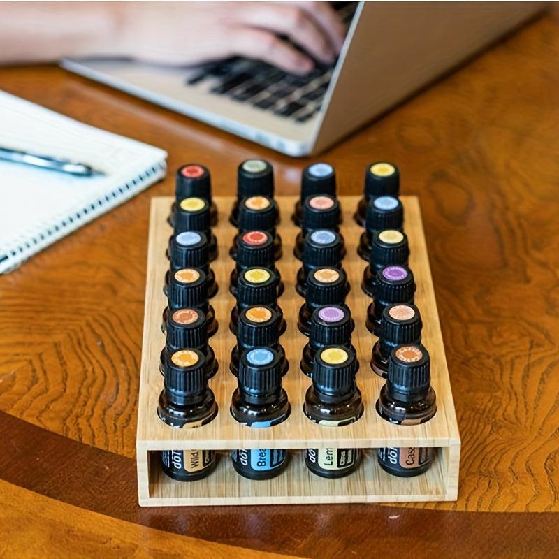 24 Grid Essential Display Rack Aromatherapy Bottle Storage Beauty Display Rack