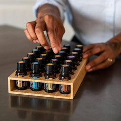 24 Grid Essential Display Rack Aromatherapy Bottle Storage Beauty Display Rack