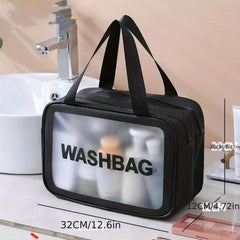 Portable Wet & Dry Cosmetic Bag Travel Amenity Bag