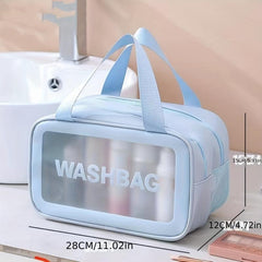 Portable Wet & Dry Cosmetic Bag Travel Amenity Bag