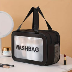 Portable Wet & Dry Cosmetic Bag Travel Amenity Bag