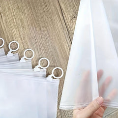 10pcs Clear Sorting Bags for Stationery Toys Sundries Travel