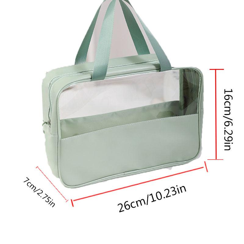 Clear Makeup Bag Large Toiletry Organizer Waterproof Portable Transparent Tote