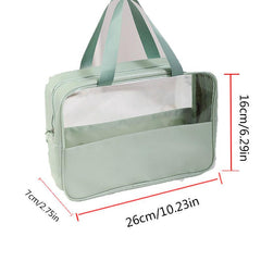 Clear Makeup Bag Large Toiletry Organizer Waterproof Portable Transparent Tote