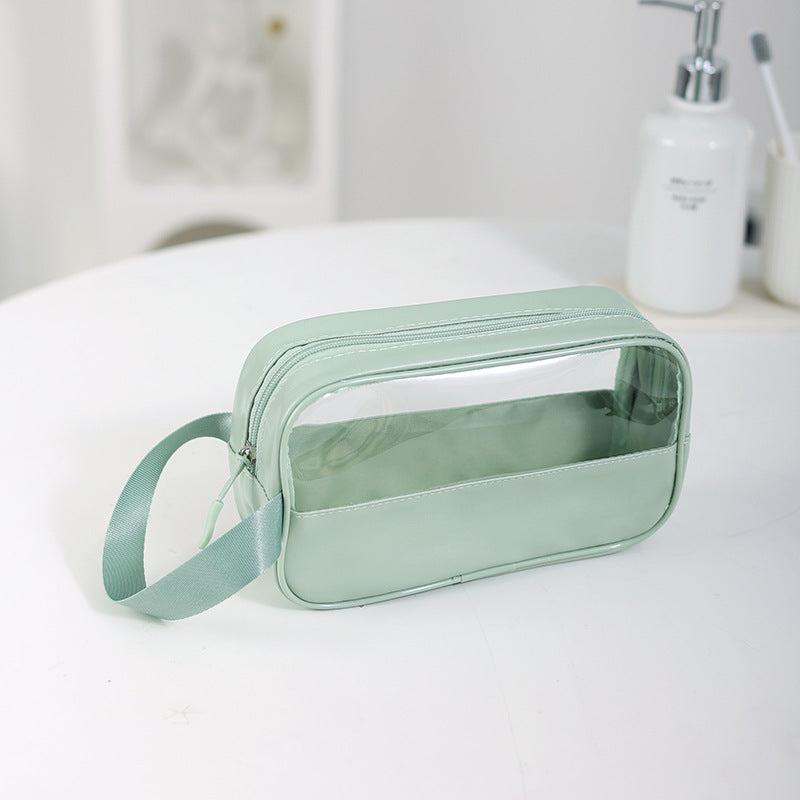 Clear Makeup Bag Large Toiletry Organizer Waterproof Portable Transparent Tote