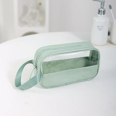 Clear Makeup Bag Large Toiletry Organizer Waterproof Portable Transparent Tote